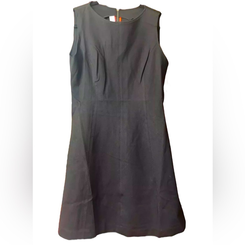 Spanx Fit and Flare Black Dress Size with Pockets Large NWT